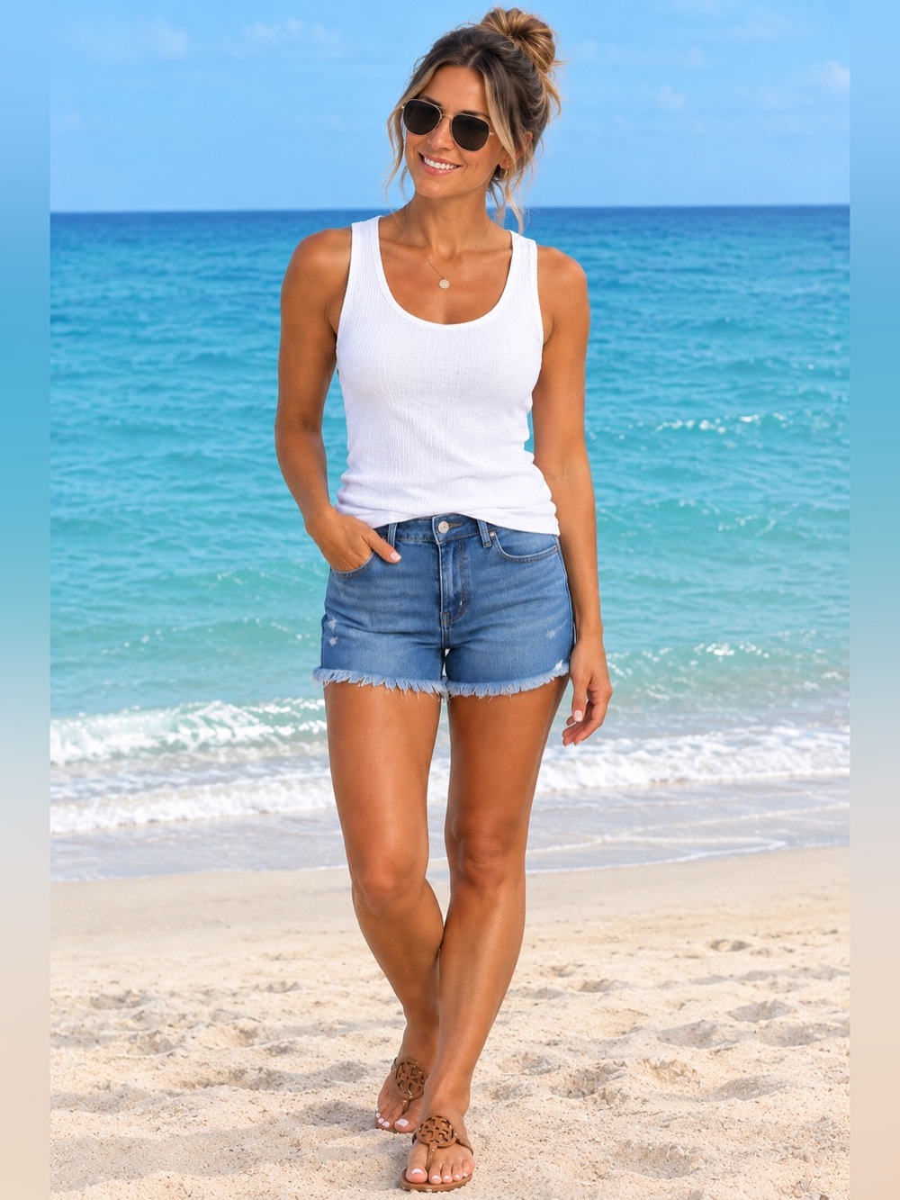 Umgee Ribbed Tank - Picture 2 of 9